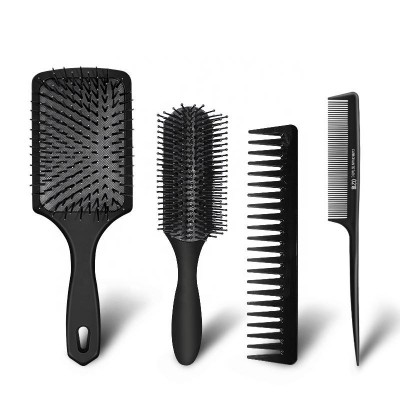 2021 newest Barber Shop Professional Hair Comb Detangling Hair Brush Detangle Salon Hairdressing Straight Curly Paddle Tangle