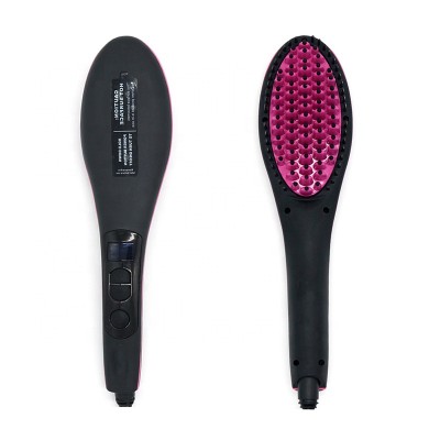 Ceramic Electric Hair Brush Hair Straightener Straightening Flat Iron Comb LCD Display Fast Heating up  hair curler