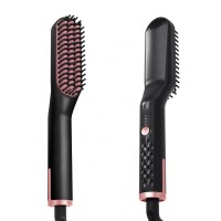 3 in 1 Hair Straightener Brush Comb Hair Curling Iron Styler All In One Salon Hairdressing Comb Professional Quick Heat